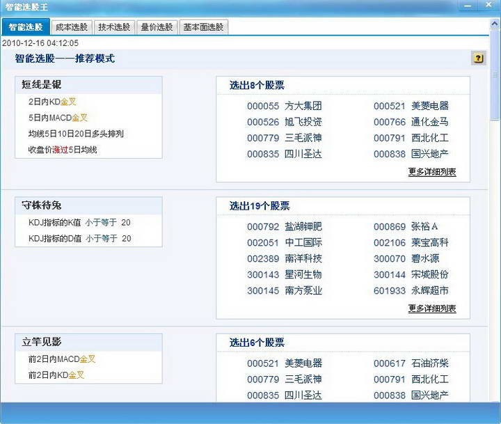 打天下智能选股王