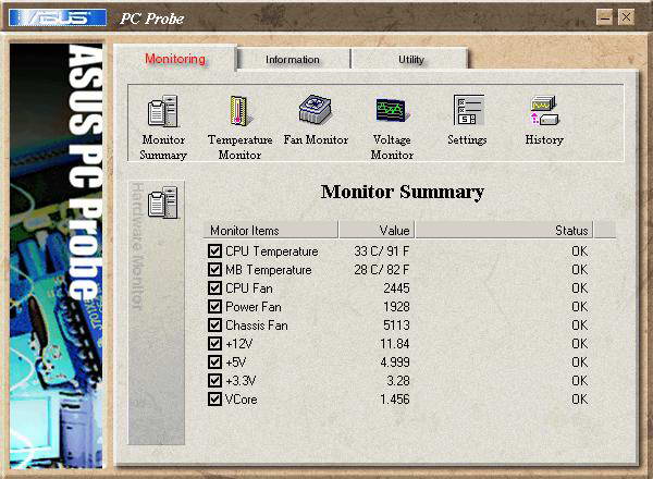 Asus PC Probe II