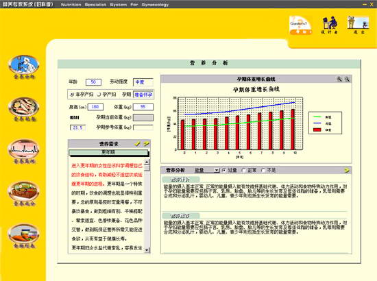 营养专家系统(妇科版)