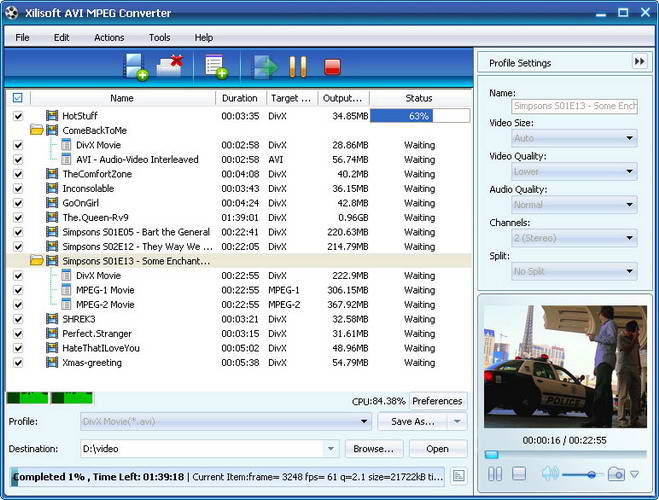 Xilisoft AVI MPEG Converter
