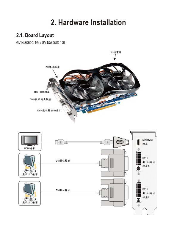 技嘉GV-N56GOC-1GI显卡使用手册