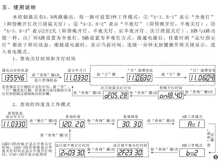 欣灵HHQ16(SDK-6)经纬度路灯控制器说明书