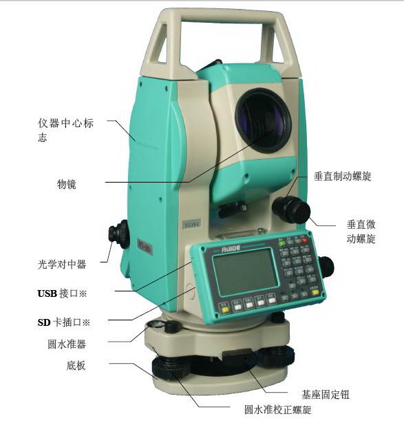 瑞得RTS-862/5R全站仪说明书