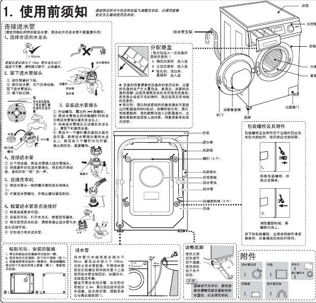 海尔XQG70-B1226A洗衣机使用说明书