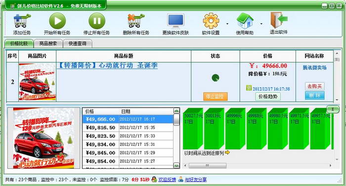 剑儿价格比较软件