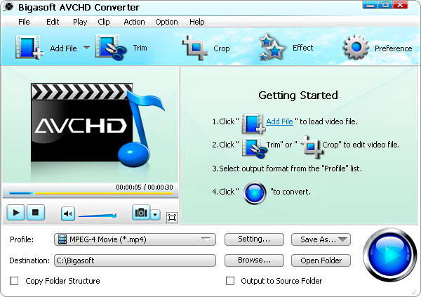 Bigasoft AVCHD Converter