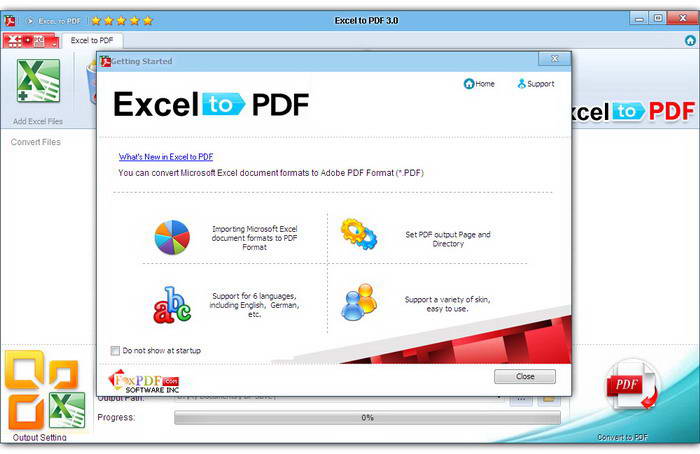 Excel to PDF