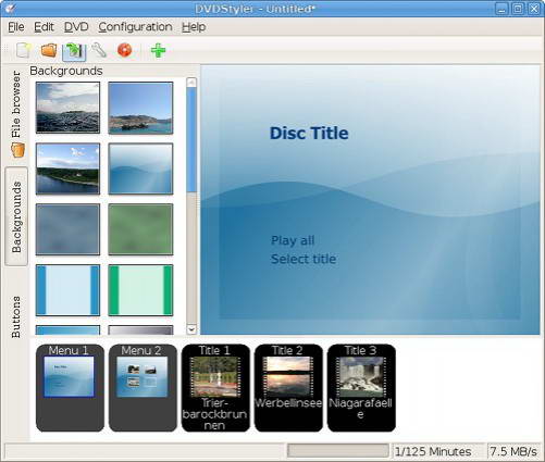 DVDStyler For Linux