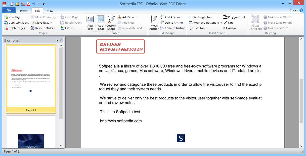 EximiousSoft PDF Editor