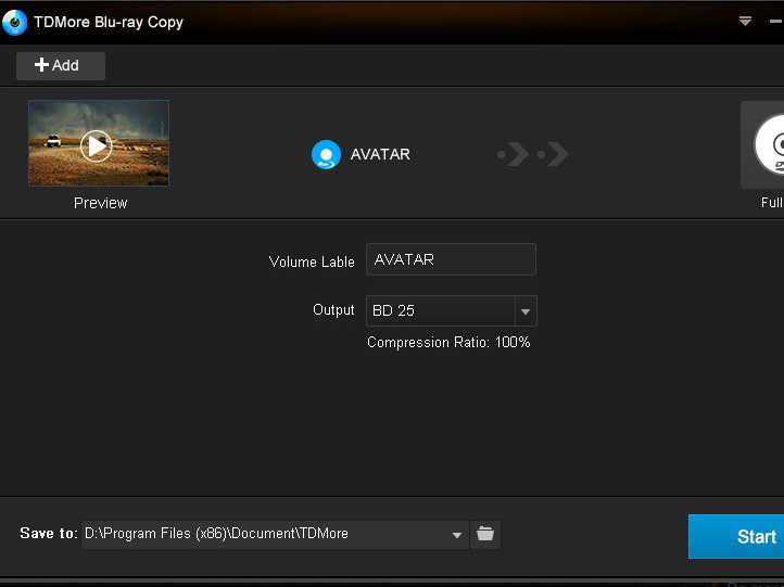 TDMore Blu-ray Copy