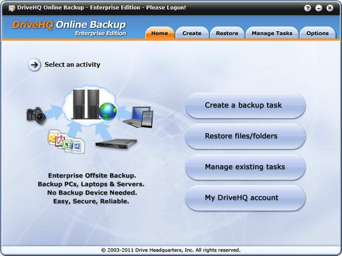 DriveHQ Online Backup x64