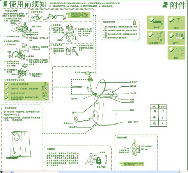 海尔MW-PQ28SW洗衣机说明书