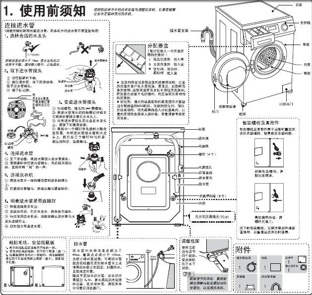 海尔XQG60-BS10288洗衣机说明书