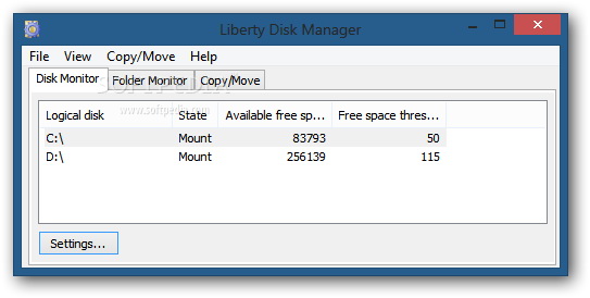 Liberty Disk Manager