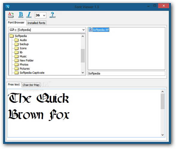 FontViewer