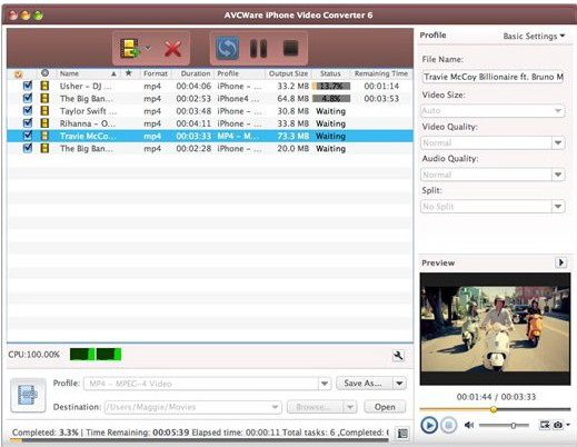 AVCWare iPhone Video Converter for Mac