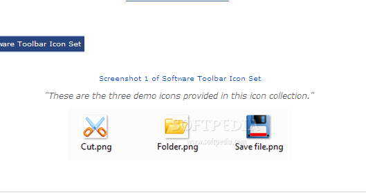 Software Toolbar Icon Set