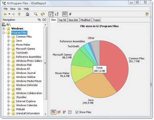 JDiskReport For Linux