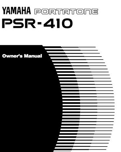 雅马哈PSR-410型电子琴说明书