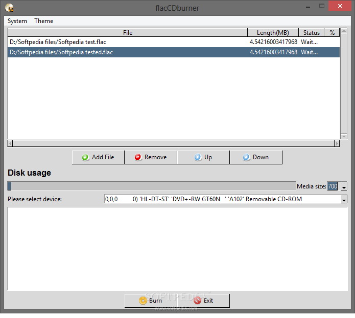flacCDburner