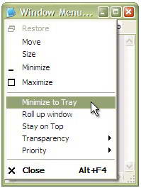 Actual Window Menu