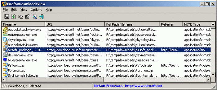 FirefoxDownloadsView