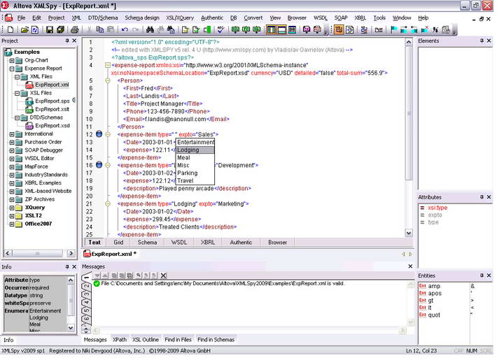 Altova XMLSpy Enterprise