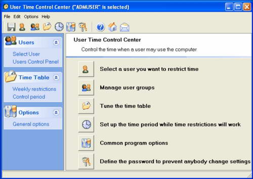 User Time Control