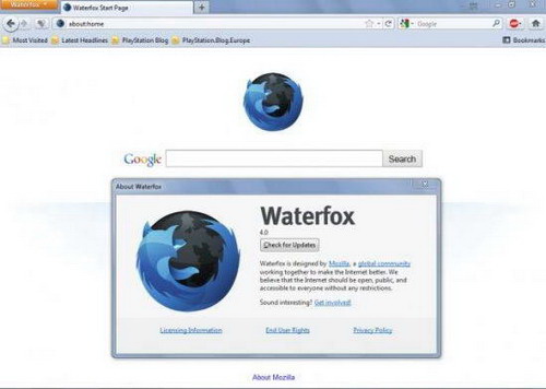 Waterfox Portable