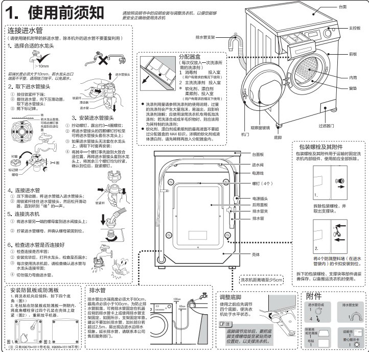 海尔天沐洗衣机步骤图图片