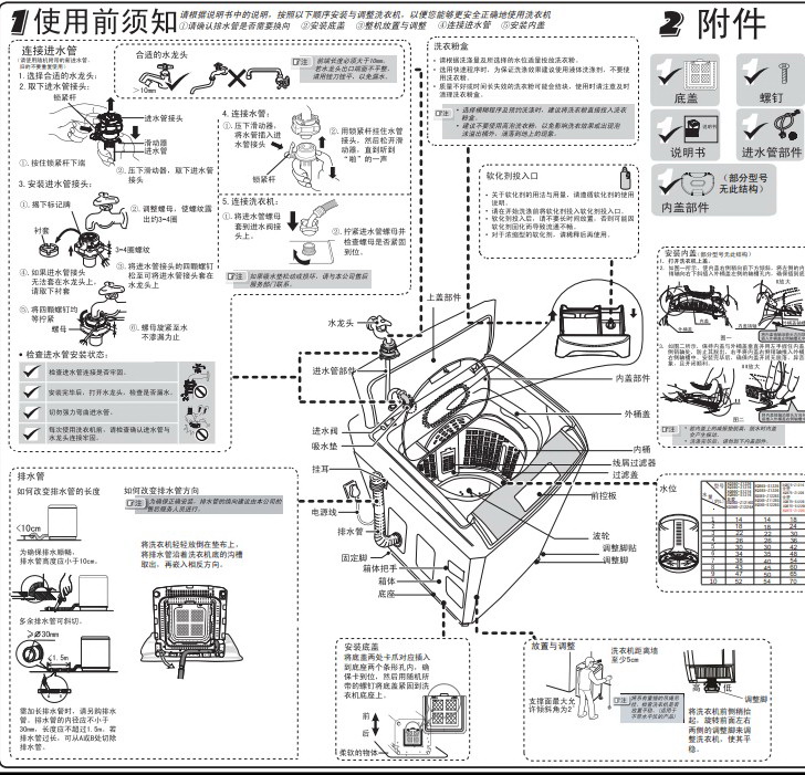 海尔XQB75-Z1226S洗衣机使用说明书