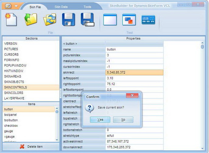 DynamicSkinForm VCL for C++Builder XE2