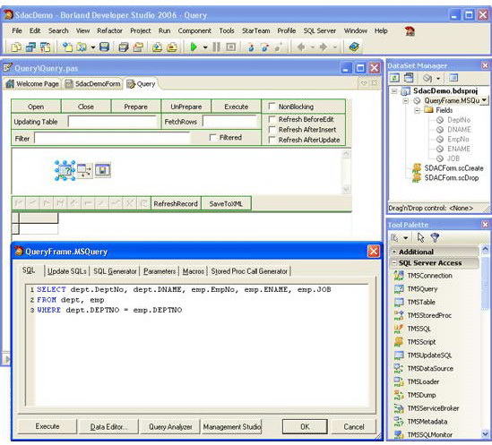 SQL Server Data Access Components