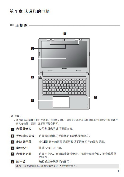 联想IdeaPad S415 Touch笔记本电脑使用说明书