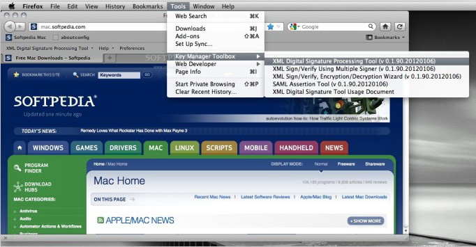 XML Digital Signature Tool For Mac
