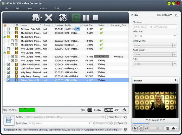 4Media 3GP Video Converter