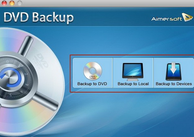 Aimersoft dvd backup For Mac