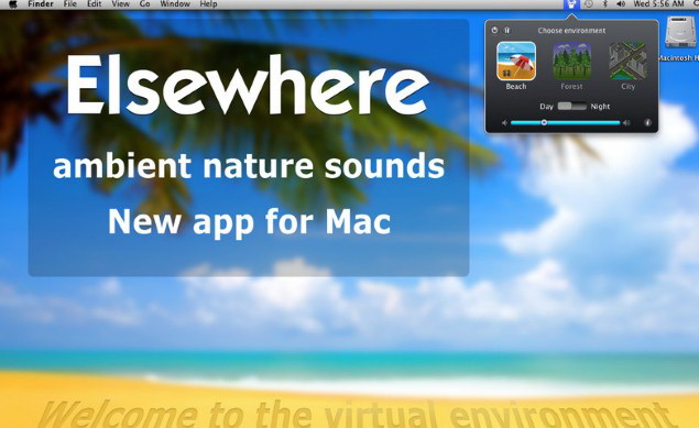 Elsewhere: Ambient Nature Sounds For Mac