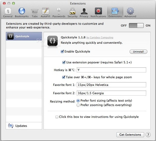 Quickstyle For Mac