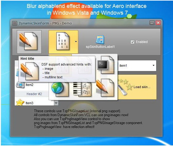 DynamicSkinForm VCL for Delphi XE4