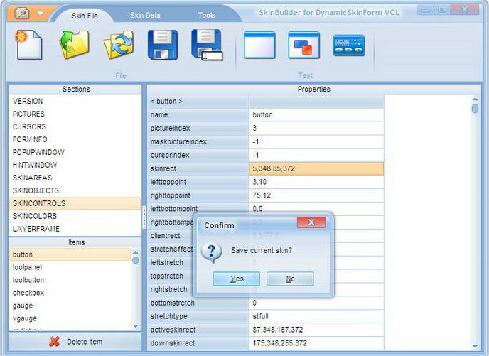 DynamicSkinForm VCL for Delphi XE