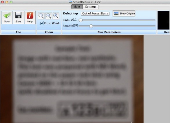 SmartDeblur For Mac