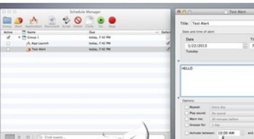 Scheduler For Mac