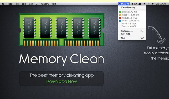 清理内存工具Memory Clean For Mac