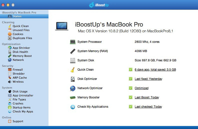 iBoostUp For Mac