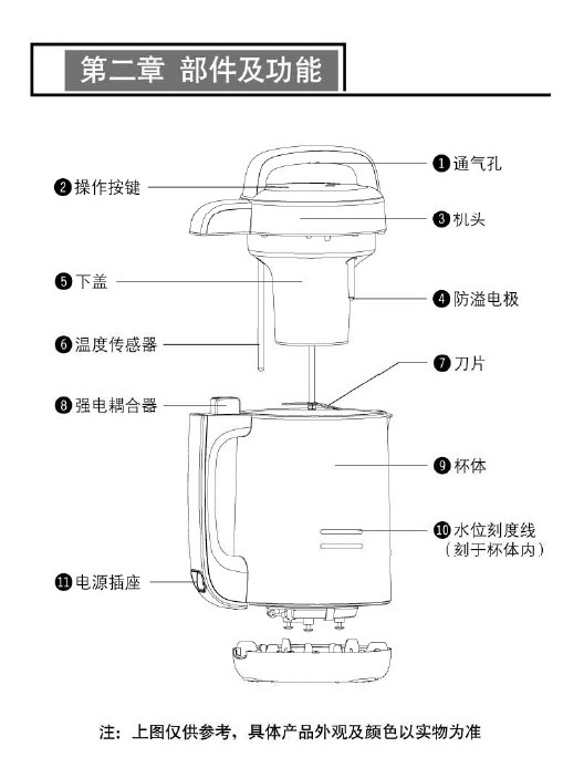 九阳DJ12B-A605SG豆浆机使用说明书