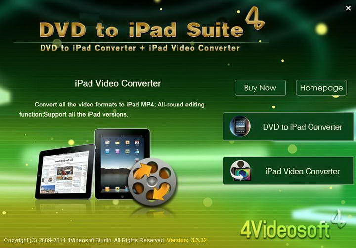 4Videosoft DVD to iPad Suite for Mac