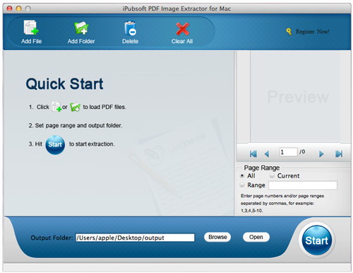 iPubsoft PDF Image Extractor for Mac