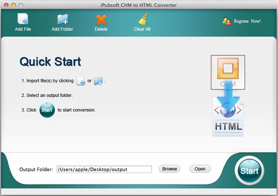 iPubsoft CHM to HTML Converter for Mac