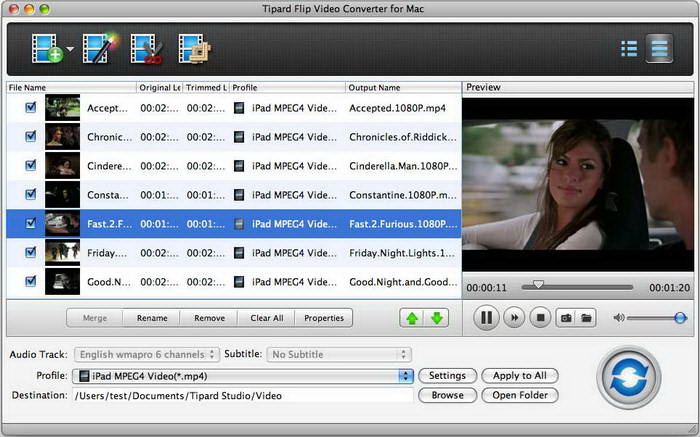 Tipard Flip Video Converter for Mac